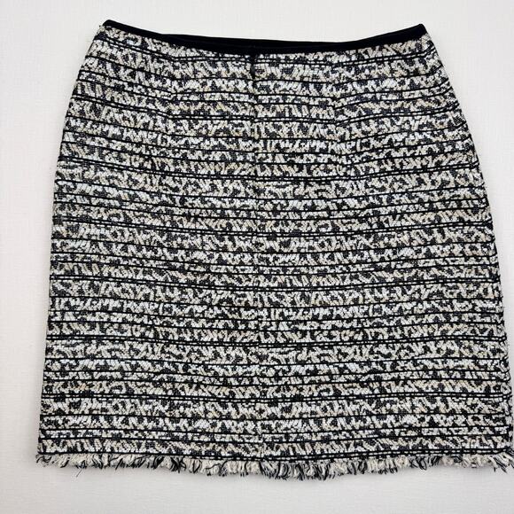 Nanette Lepore Tweed Straight Skirt size 4 Above knee - Picture 6 of 9
